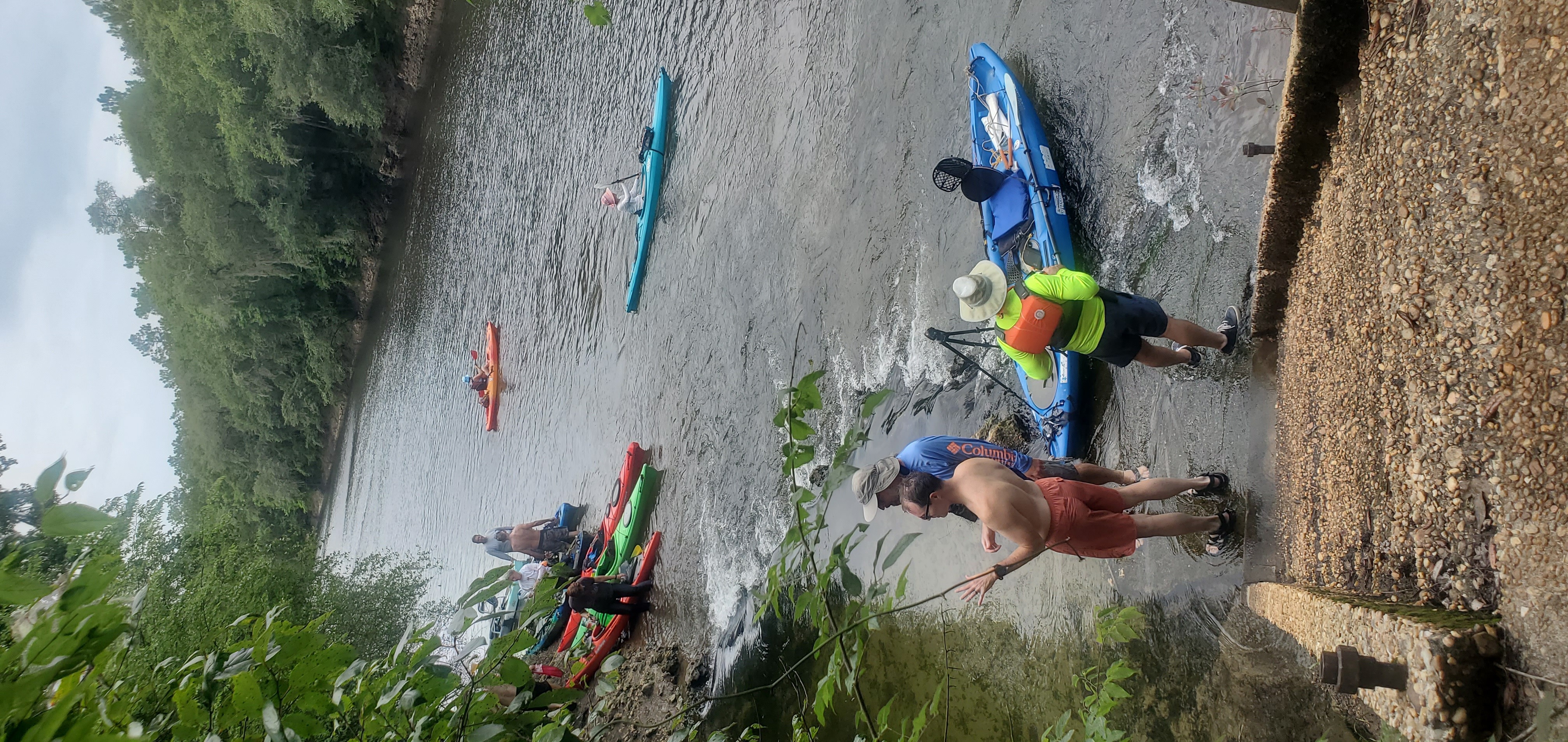 Boats leaving Hardee Spring, 12:58:15, 30.5445073, -83.2500274