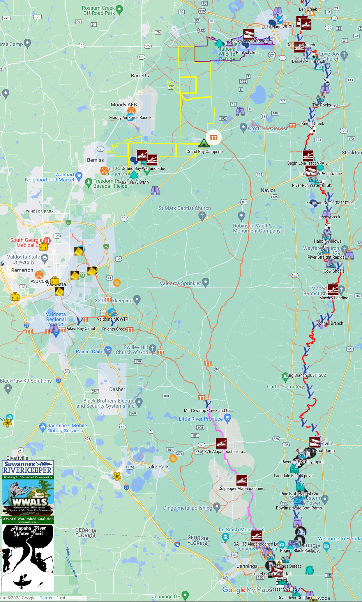 Map: Context of Lakeland Highway widening in ARWT