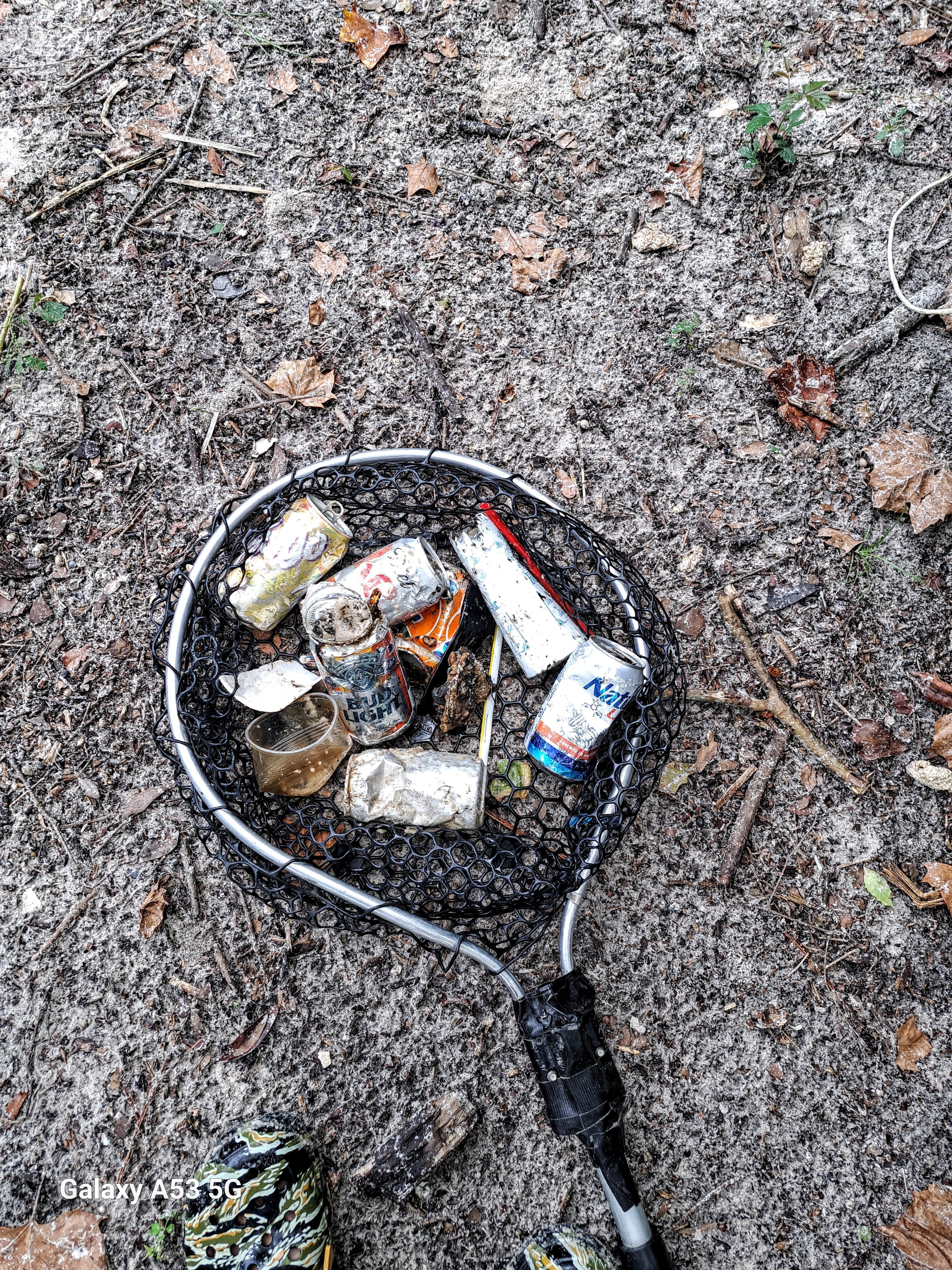 Trash, Sugar Creek, Withlacoochee River @ Gornto Road 2023-08-17