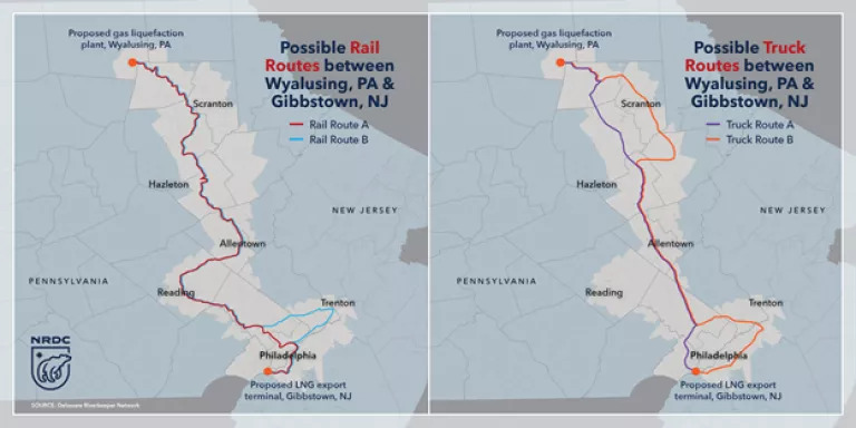 Gibbstown LNG map --Delaware Riverkeeper Network