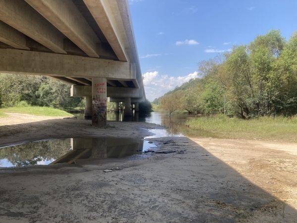 Folsom Bridge Landing panorama, Little River @ GA 122 2023-09-07