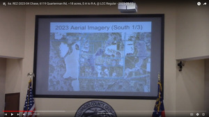 [Aerial map: southern 1/3 Quarterman Road]