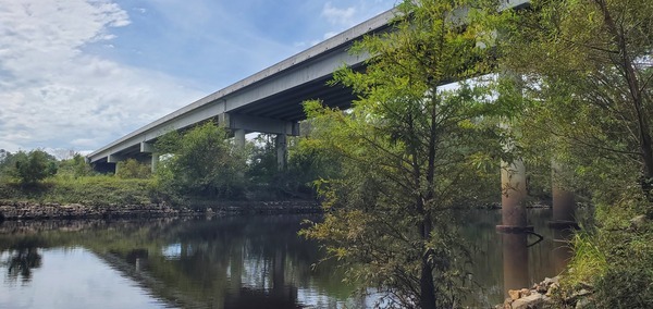 Horn Bridge, State Line Boat Ramp @ GA 31, Withlacoochee River 2023-09-28, 13:17:05, 30.6359552, -83.3110641