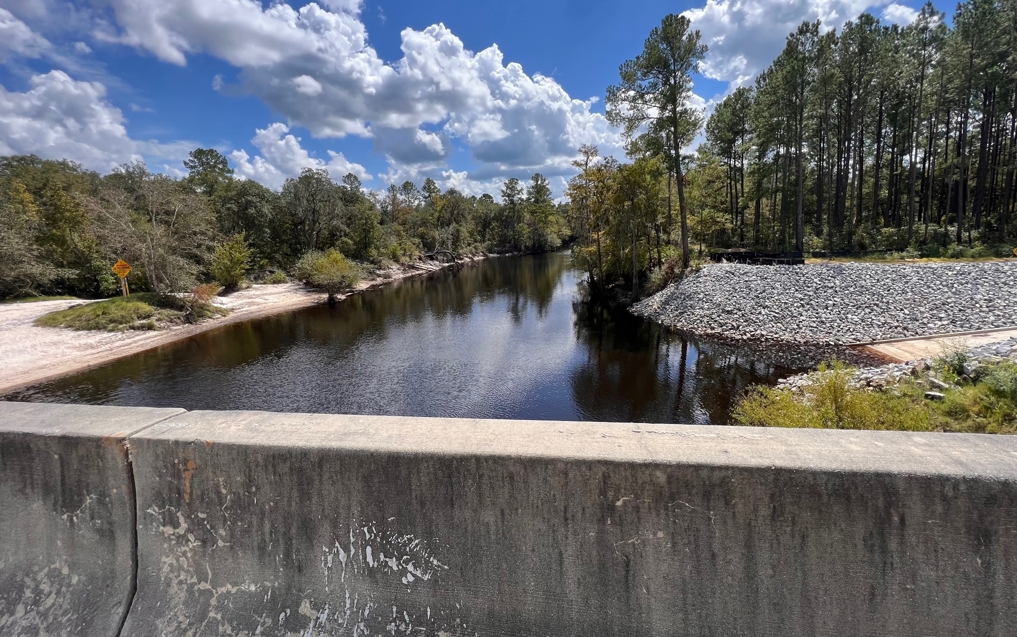 Upstream, Lakeland Boat Ramp, Alapaha River @ GA 122 2023-09-21