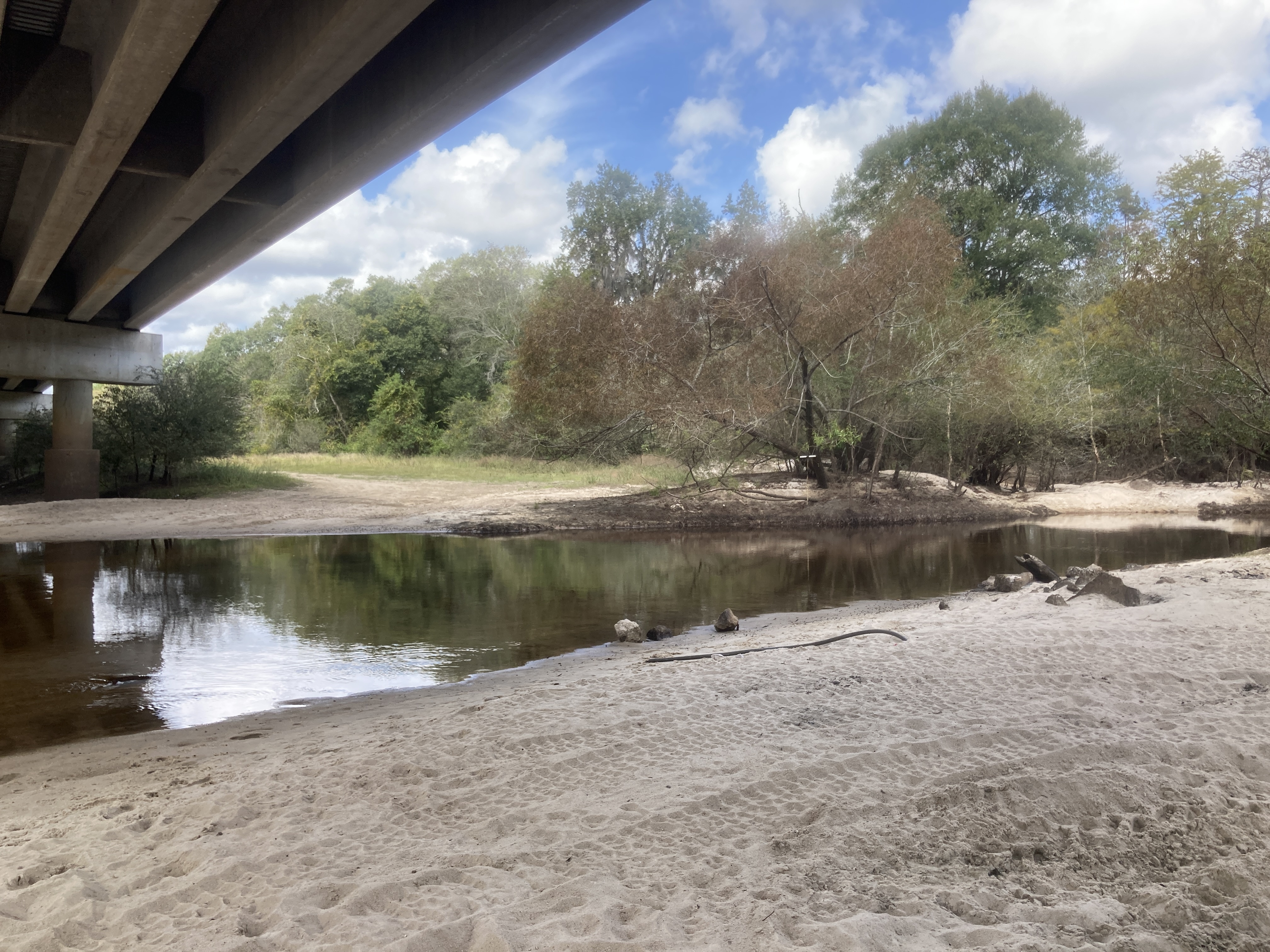 Upstream, Folsom Bridge Landing @ GA 122, Little River 2023-10-05