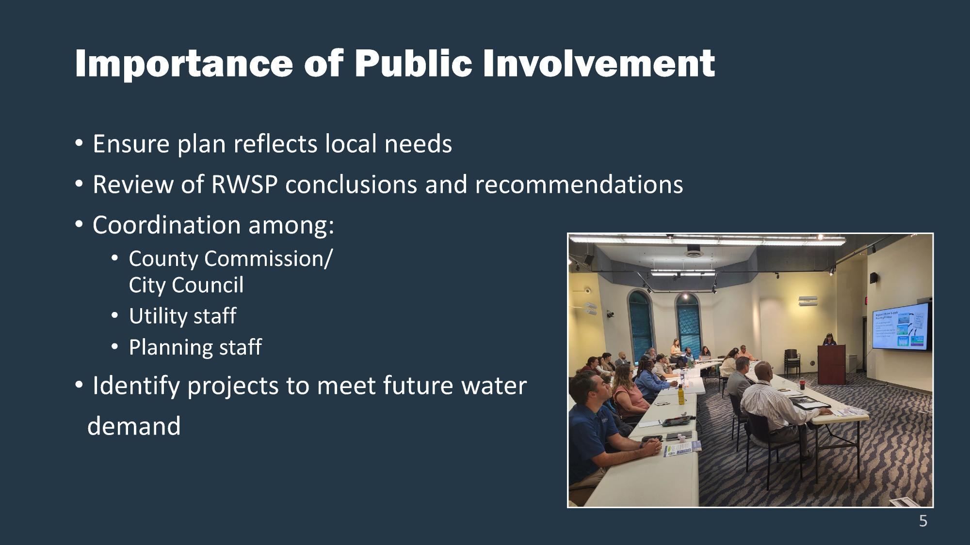 Importance of Public Involvement