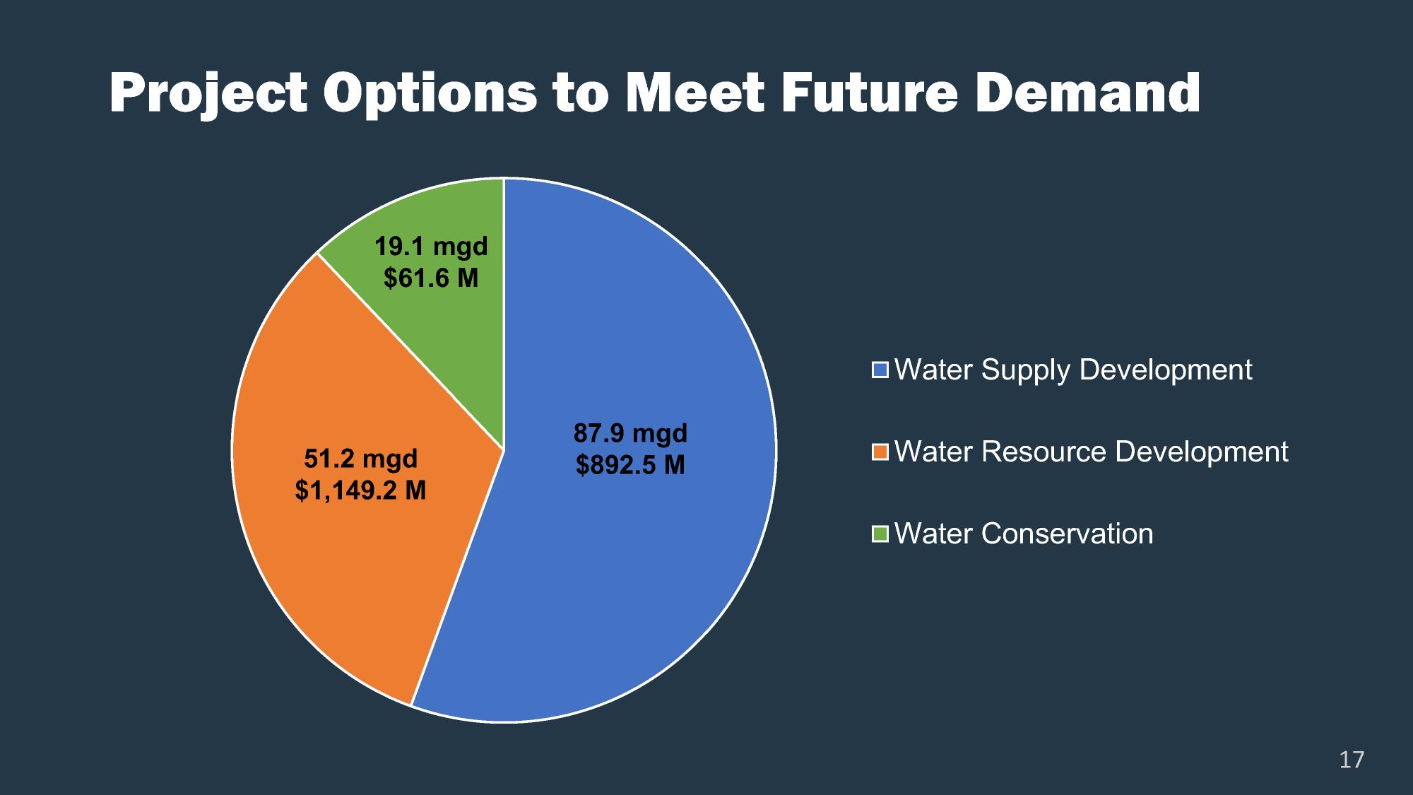 Project Options to Meet Future Demand