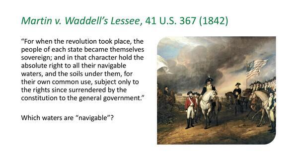 Martin v. Waddell’s Lessee, 41 U.S. 367 (1842)