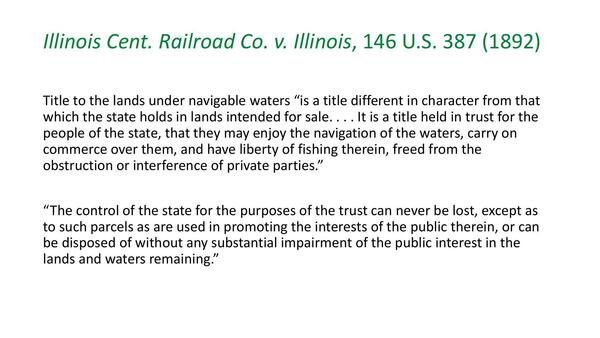 Illinois Cent. Railroad Co. v. Illinois, 146 U.S. 387 (1892)