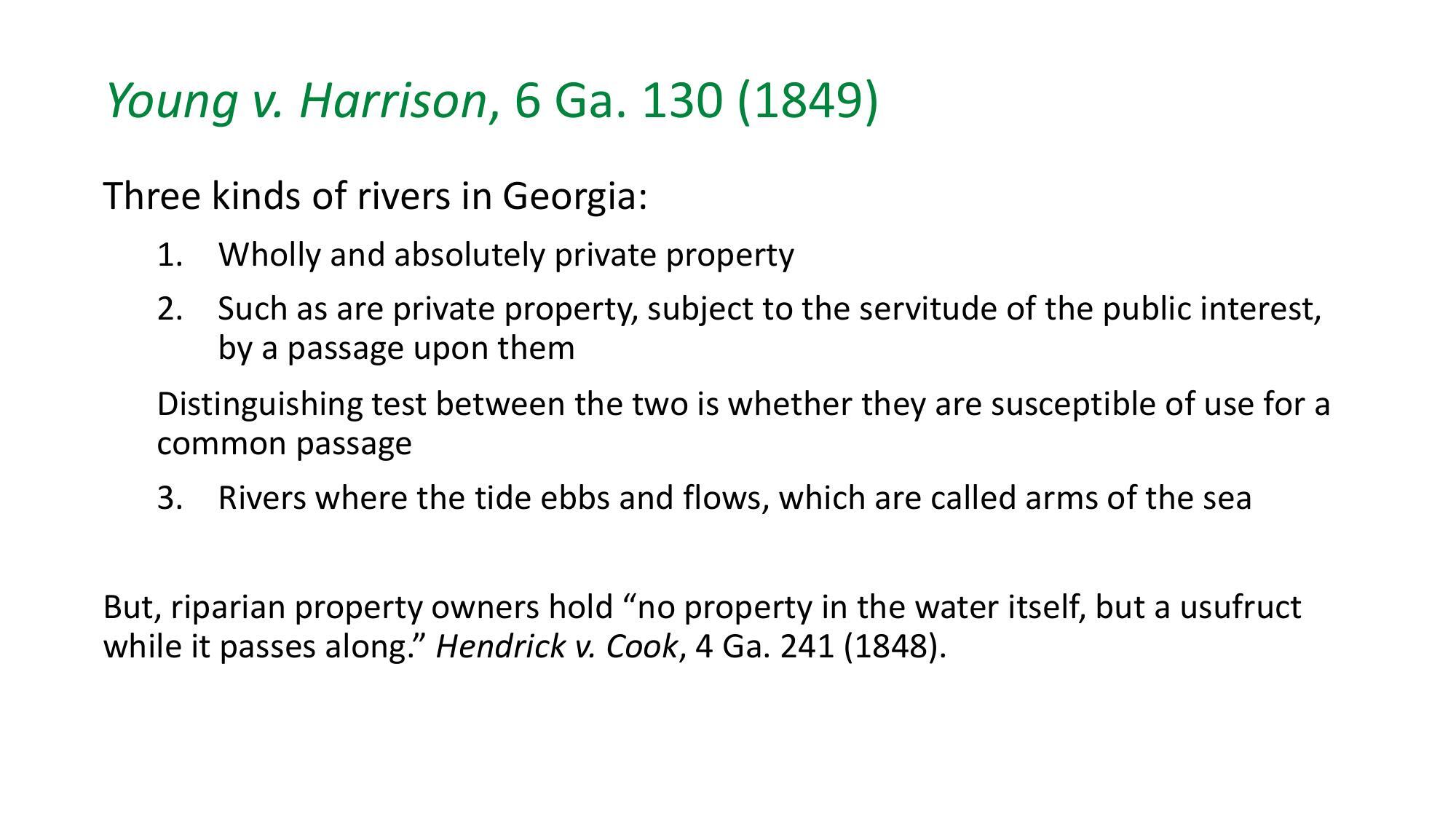 Young v. Harrison, 6 Ga. 130 (1849)