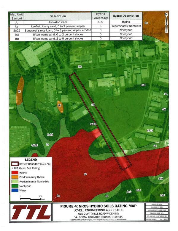 FIGURE 4: NRCS HYDRIC SOILS RATING MAP