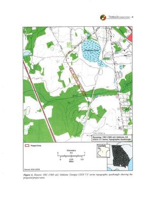 [Figure 4. Historic 1961 (1965 ed.) Valdosta, Georgia USGS 7.5