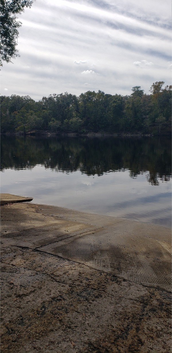 Collection site, Ivey Boat Ramp, Branford, Suwannee River 2023-10-19