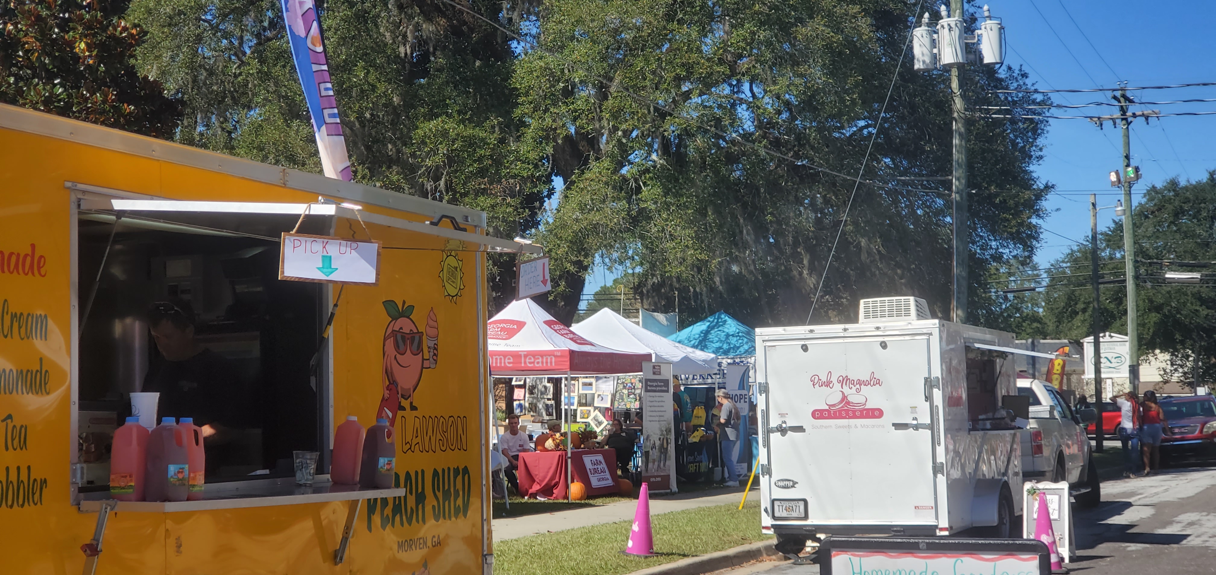 Peach Shed and Farm Bureau