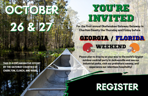 Invitation to Okefenokee Gateway Getaway