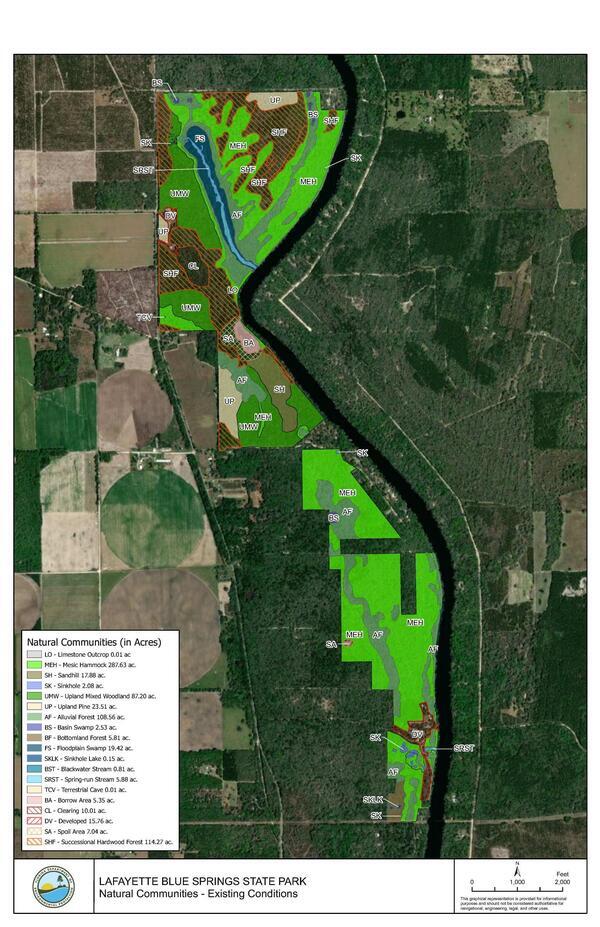 Natural Communities, Existing Conditions, Lafayette Blue Maps Page 2