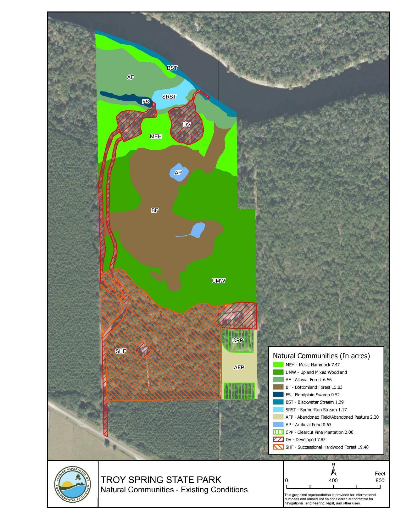 Natural Communities, Existing Conditions, Troy Spring Maps Page 2