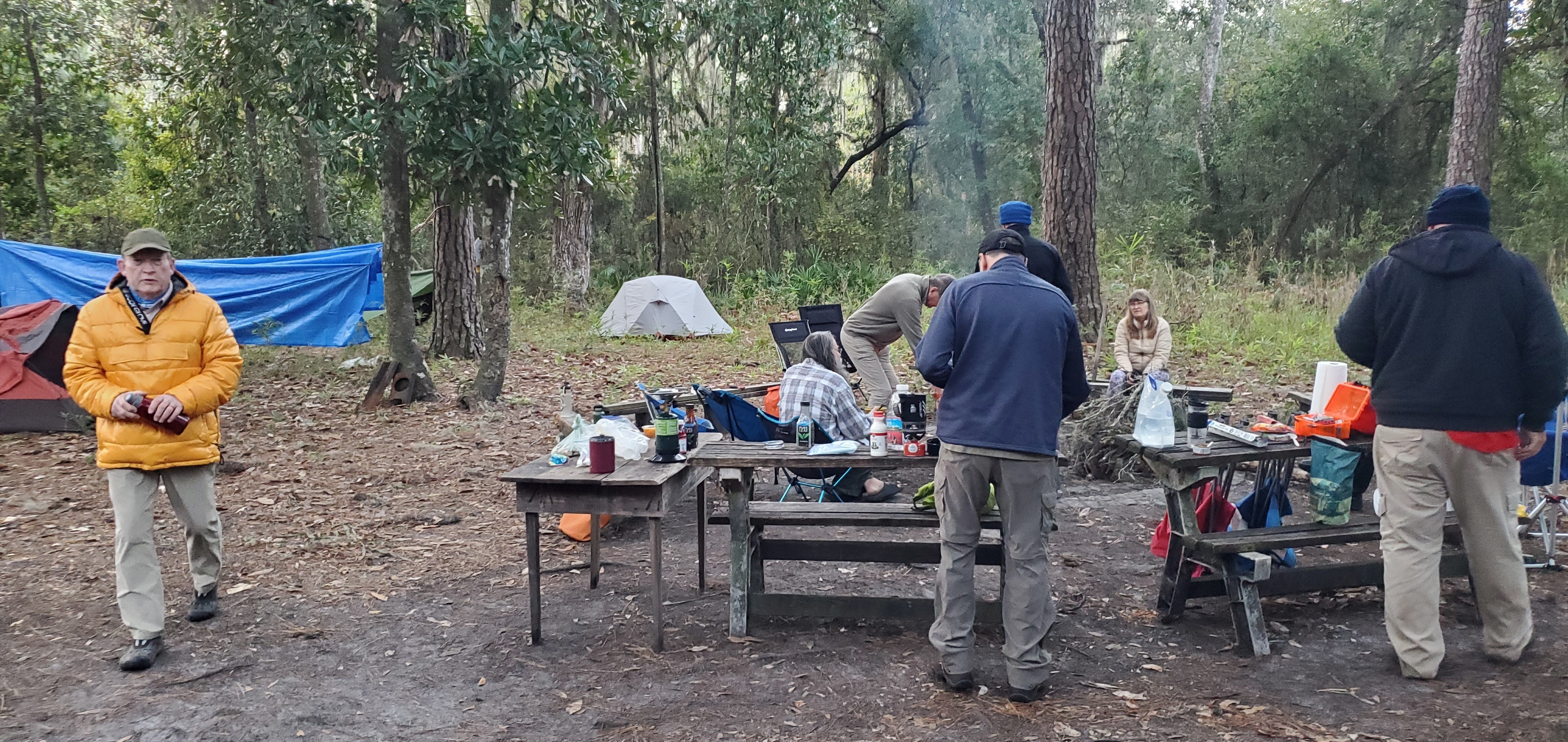 Cooking breakfast, 070401, 07:04:01, 30.8560675, -82.2669532