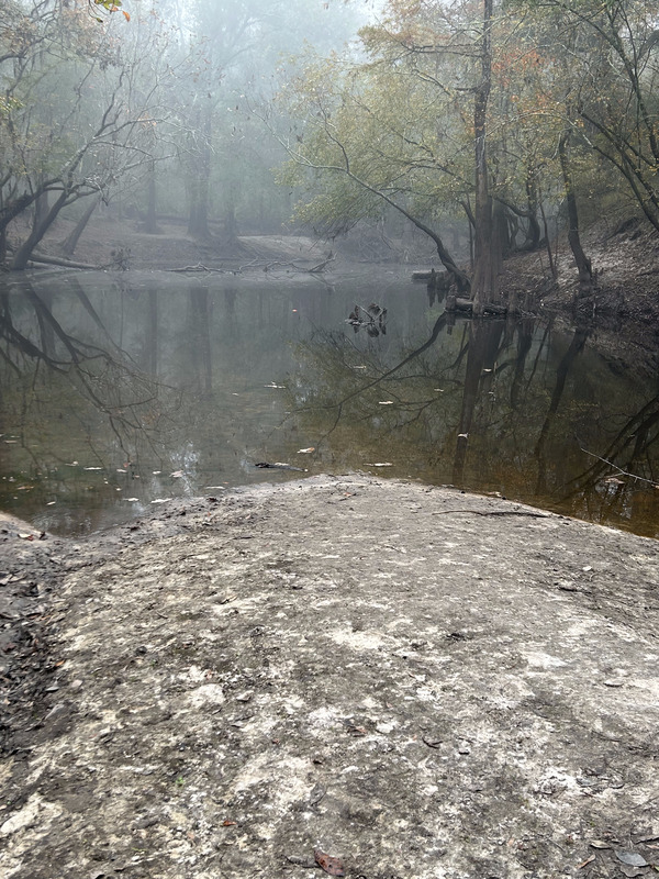 Fog, Langdale Park Boat Ramp, Withlacoochee River @ North Valdosta Road 2023-11-09