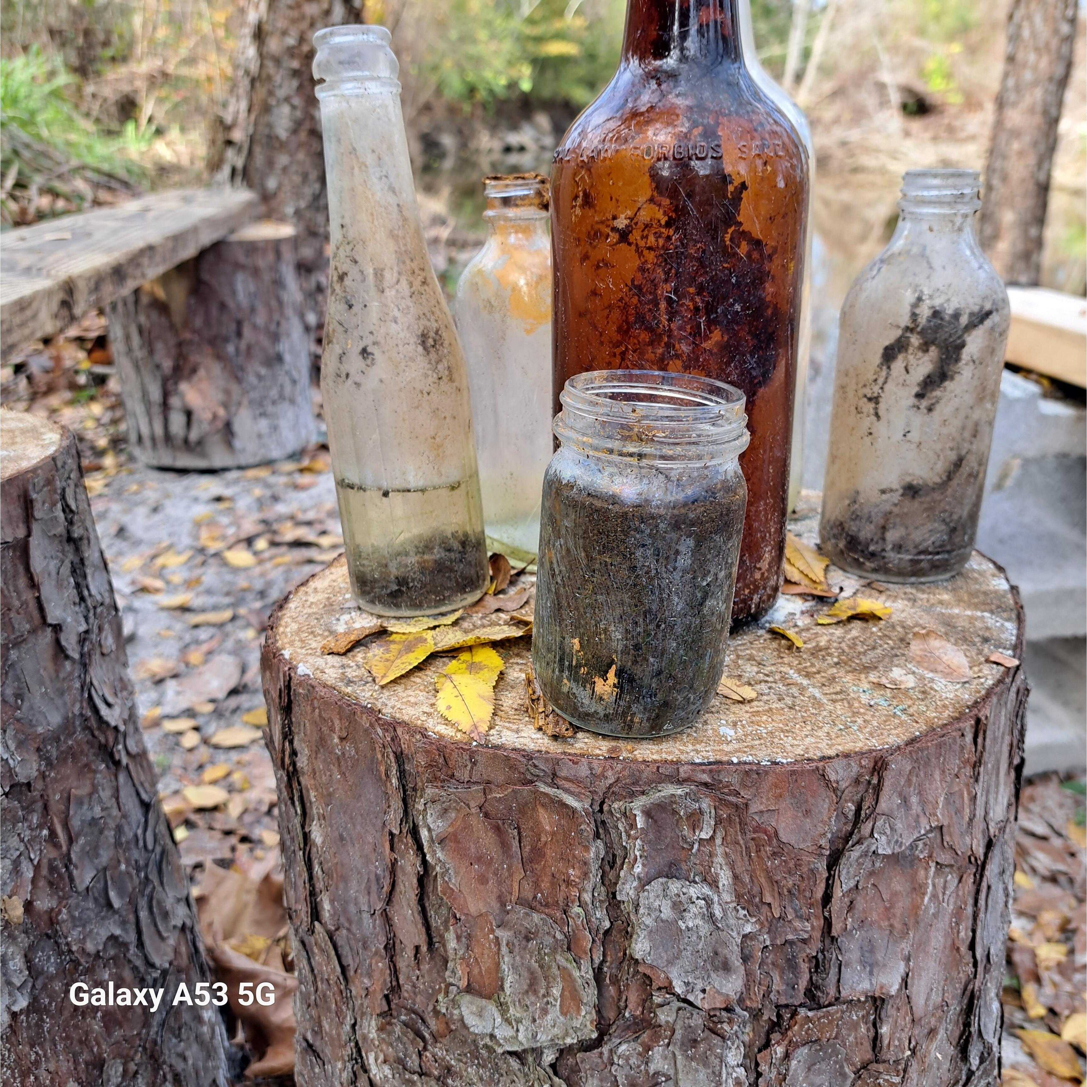 Bottles, Sugar Creek, Withlacoochee River @ Gornto Road 2023-12-27