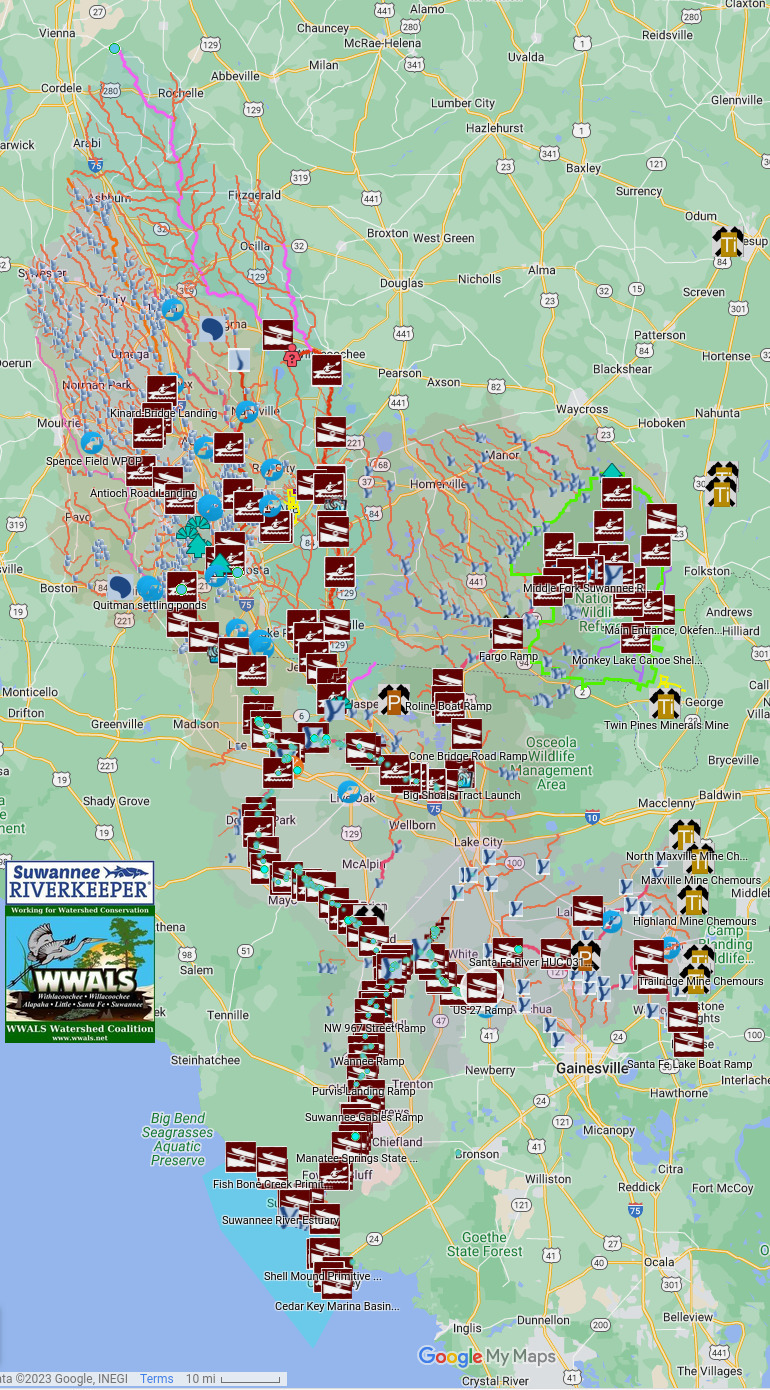 Map: Rivers and Creek 2023-12-27