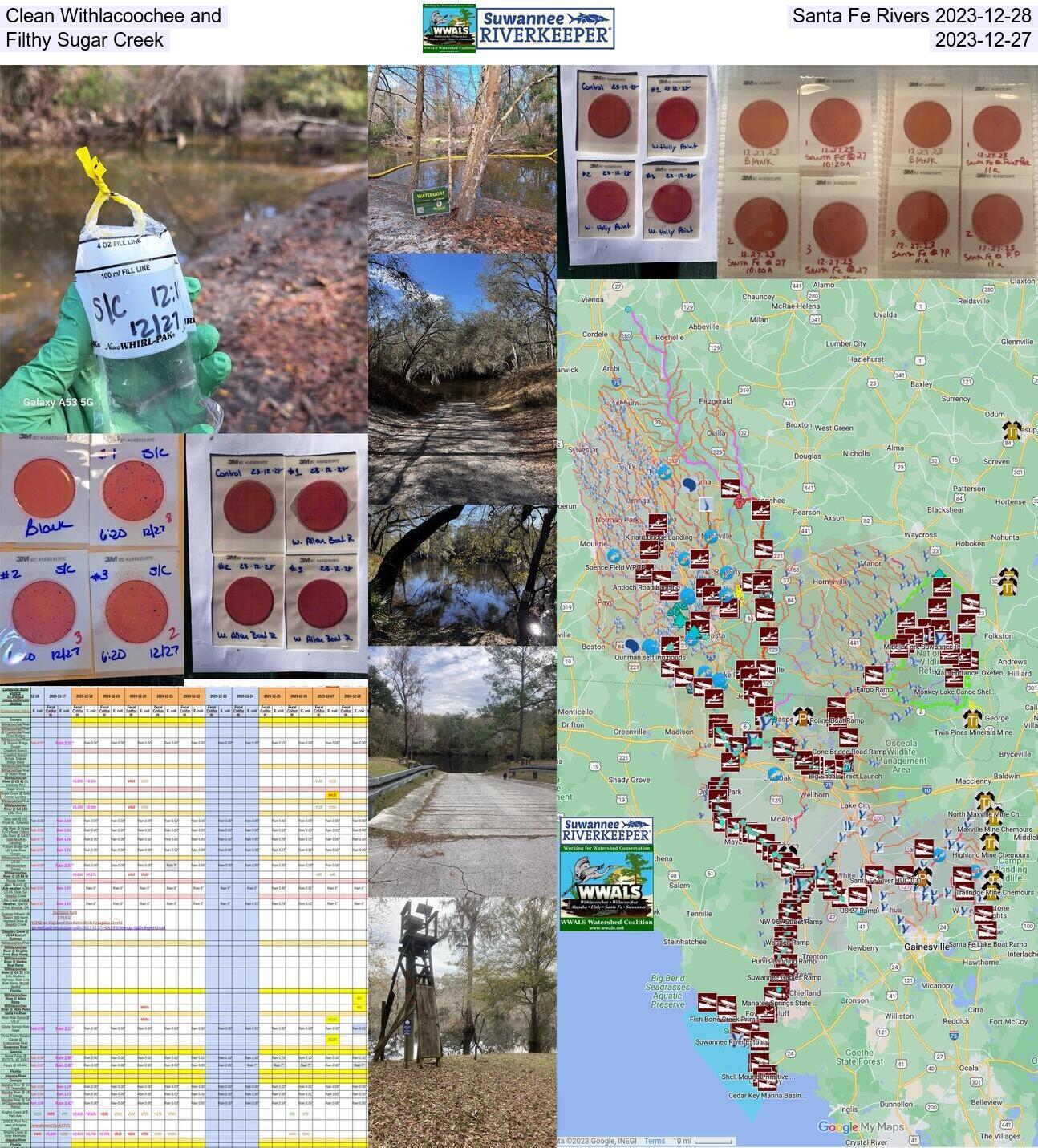 Chart, Rivers and Creek, Map 2023-12-27