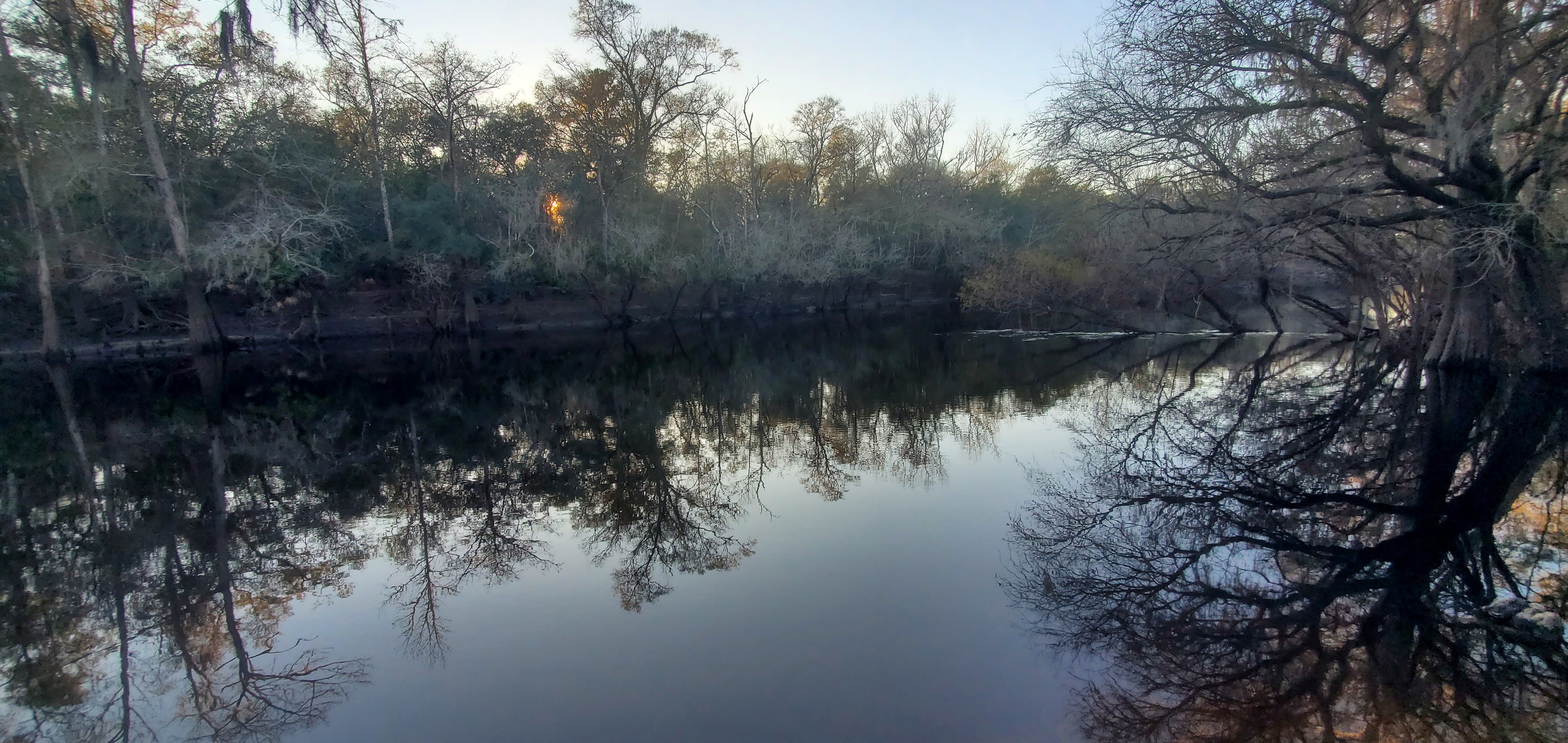 Across, Knights Ferry Boat Ramp, Withlacoochee River @ Knights Ferry Road 2024-01-04