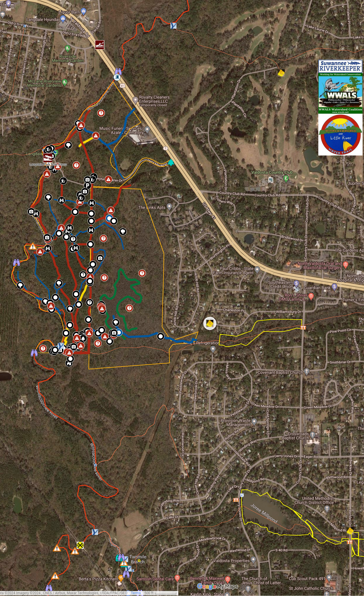 Spill, Withlacoochee River, Sugar Creek in WLRWT