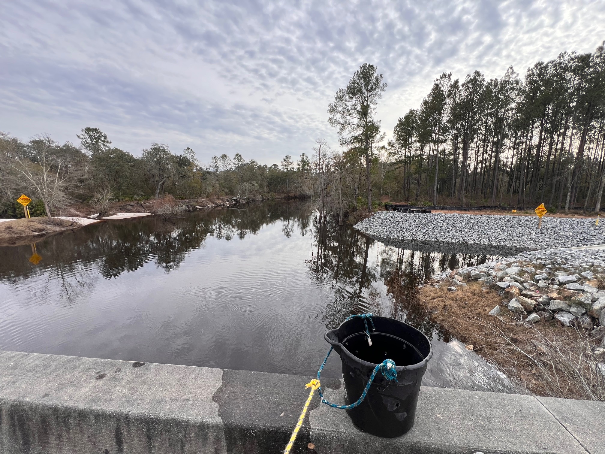 Lakeland Boat Ramp, Alapaha River @ GA 122 2024-01-11