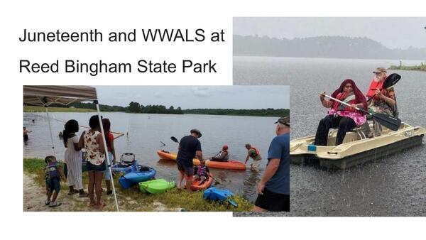 [Juneteenth and WWALS at Reed Bingham State Park]