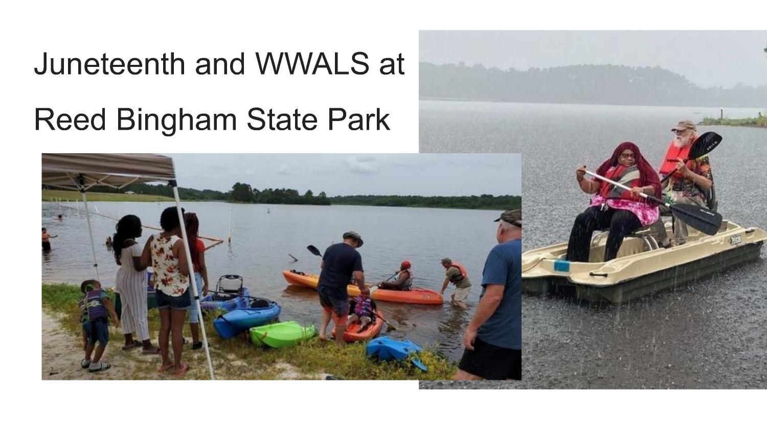 Juneteenth and WWALS at Reed Bingham State Park