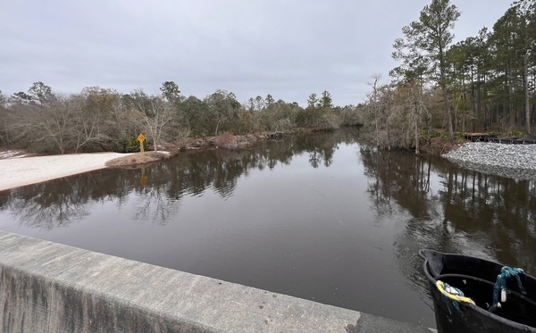 Downstream, Lakeland Boat Ramp @ GA 122, Alapaha River 2024-01-18