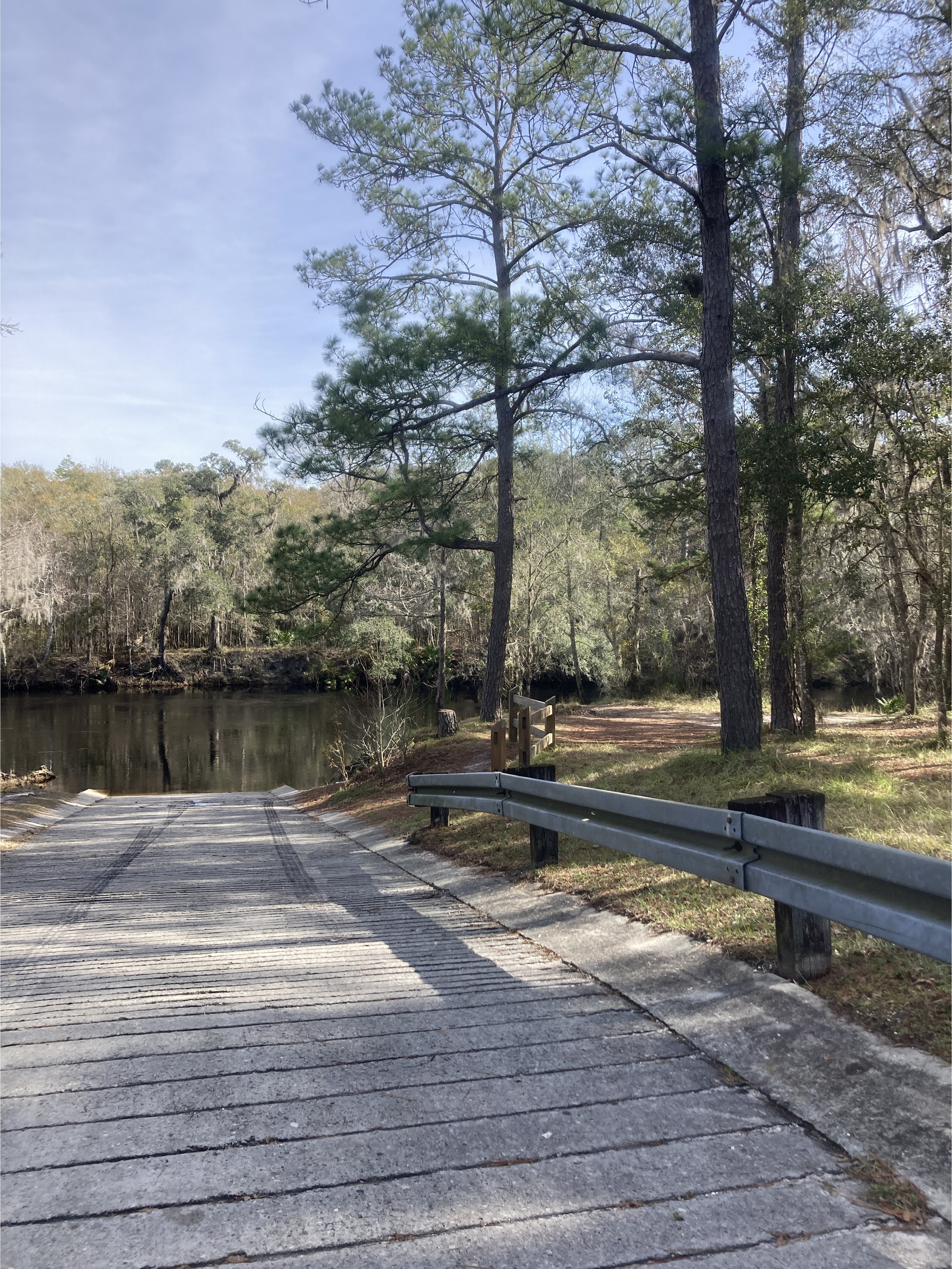 US 27 Ramp, Santa Fe River @ US 27 2024-01-17