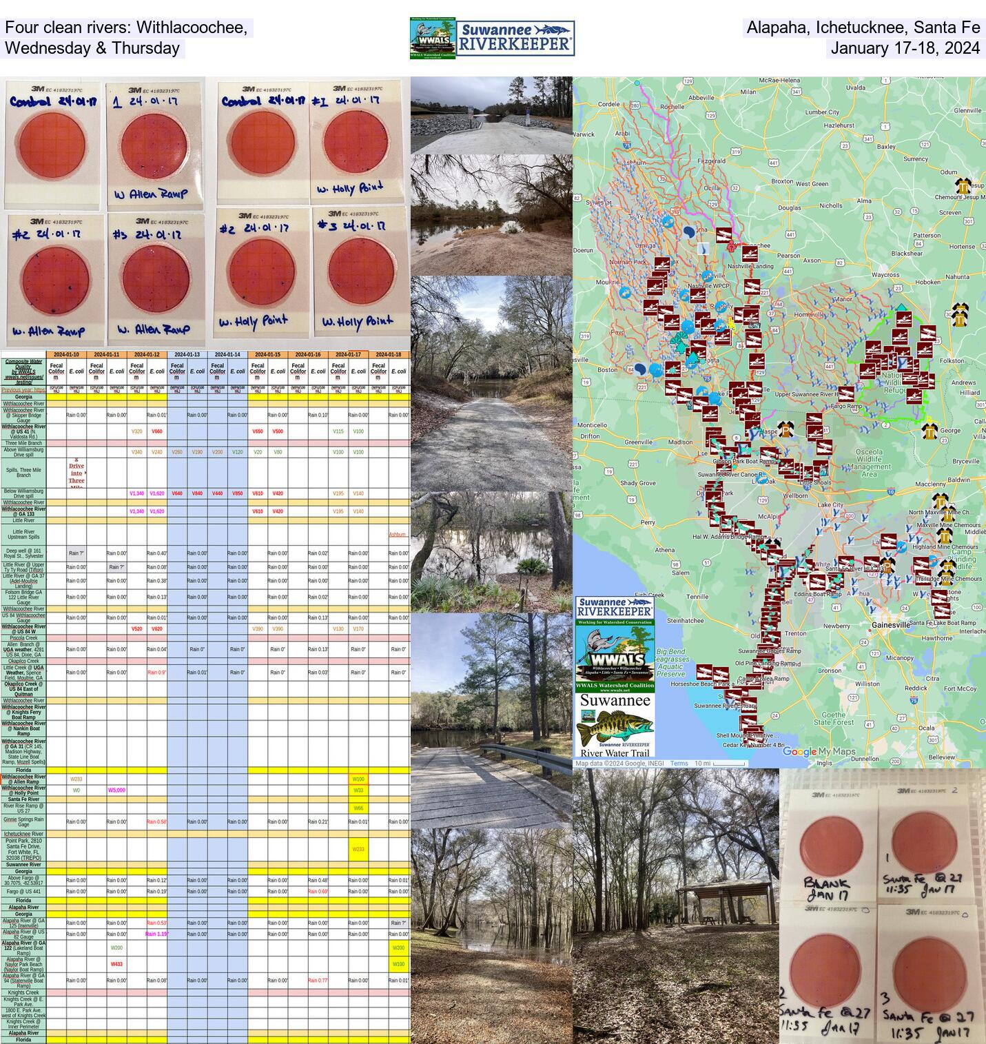 Chart, Four Clean Rivers, Map 2024-01-17