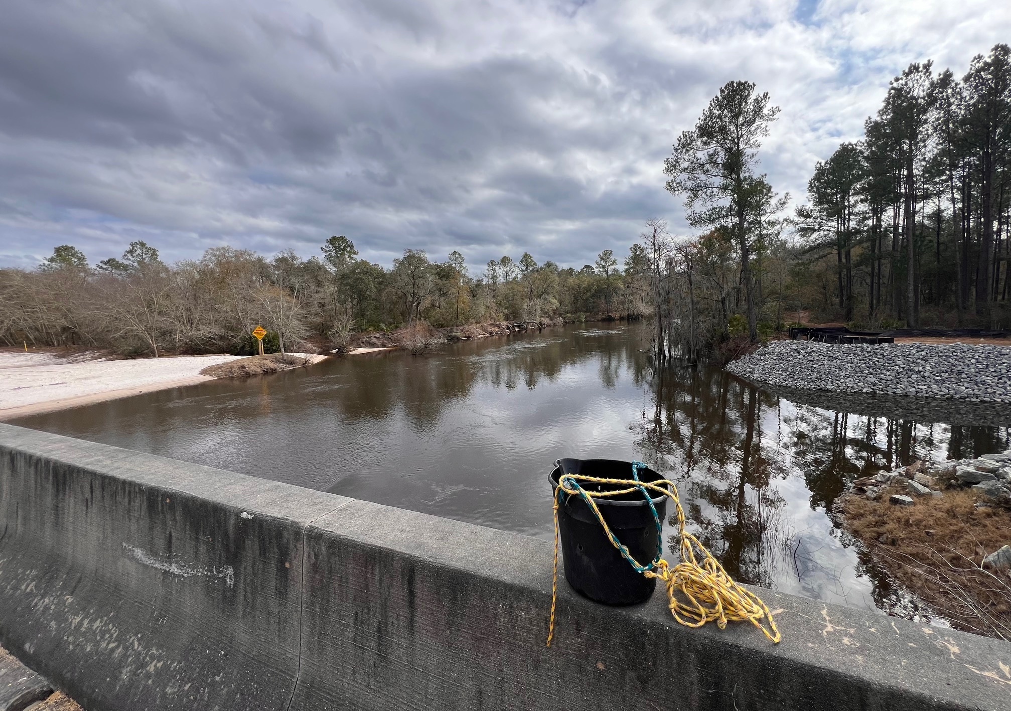 Lakeland Boat Ramp downstream, Alapaha River @ GA 122 2024-01-25