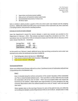[Total volume release = 194,195 gal]