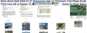 [More about Spill 2024-01-31, Chemours Trail Ridge South, TiO2 mine SE of Starke, FL, Santa Fe River Basin]