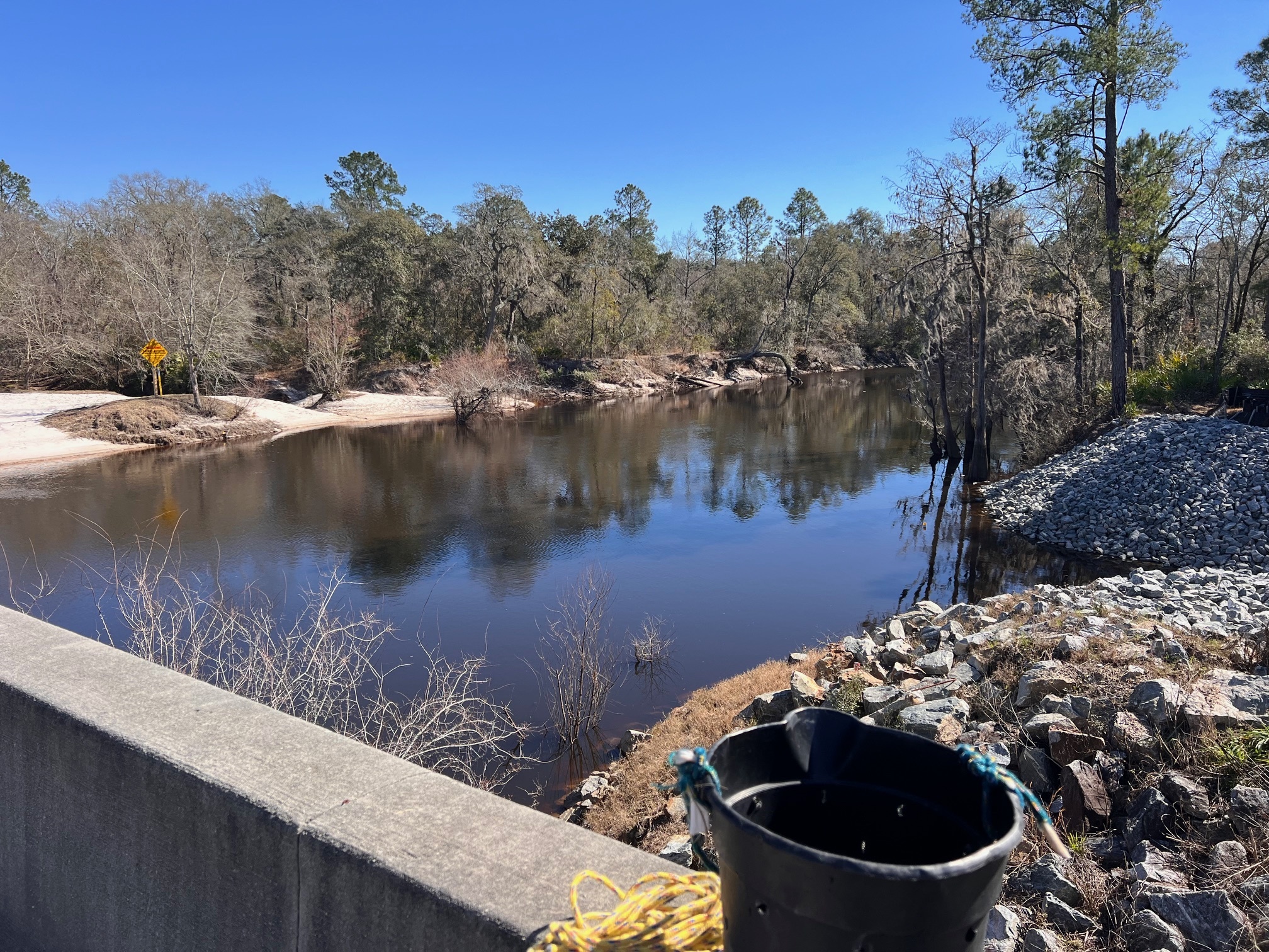 Across, Lakeland Boat Ramp other, Alapaha River @ GA 122 2024-02-07