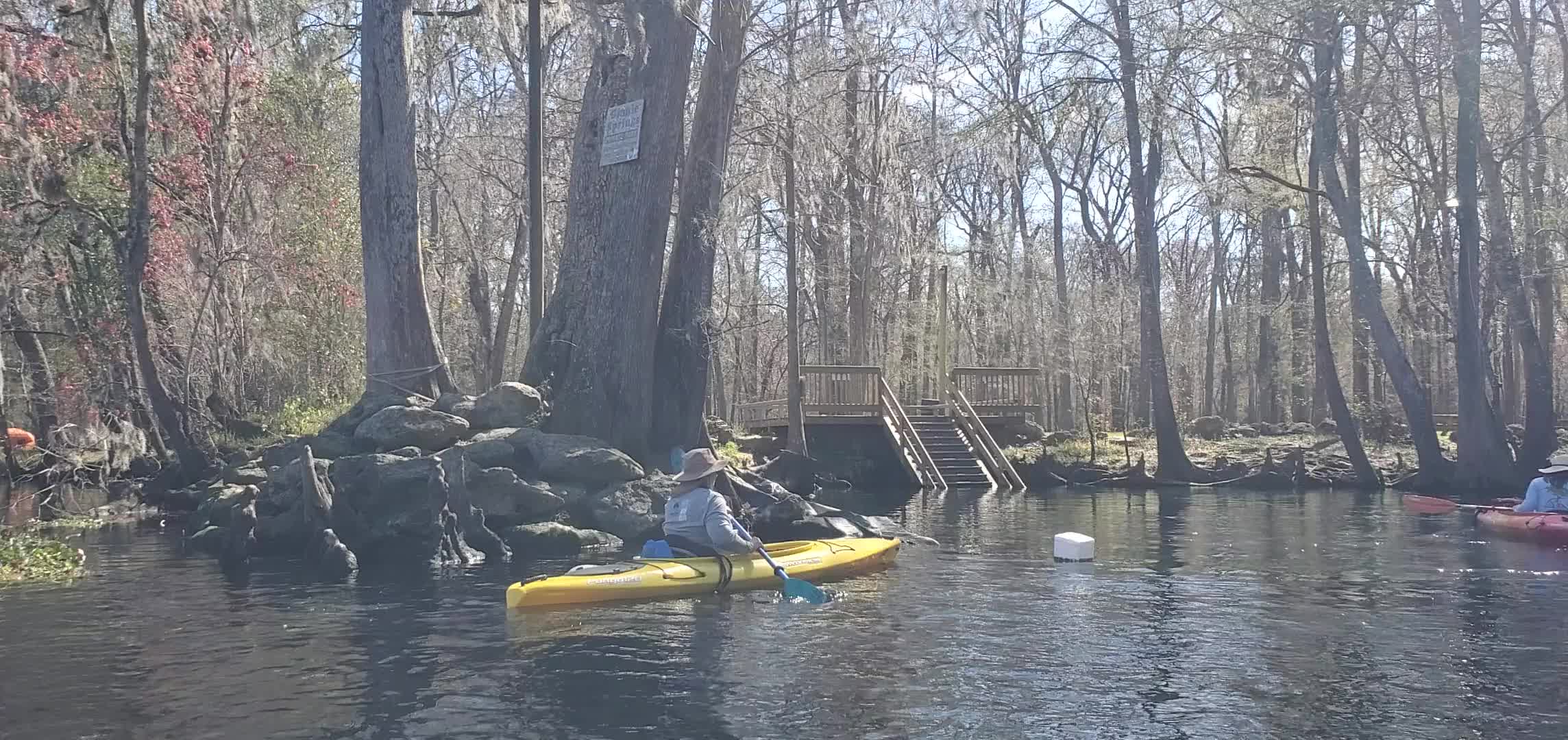 Movie: Devil's Ear Spring Run in Ginnie Springs Private Park, 13:26:03, 29.8353773, -82.6968424 (42M)