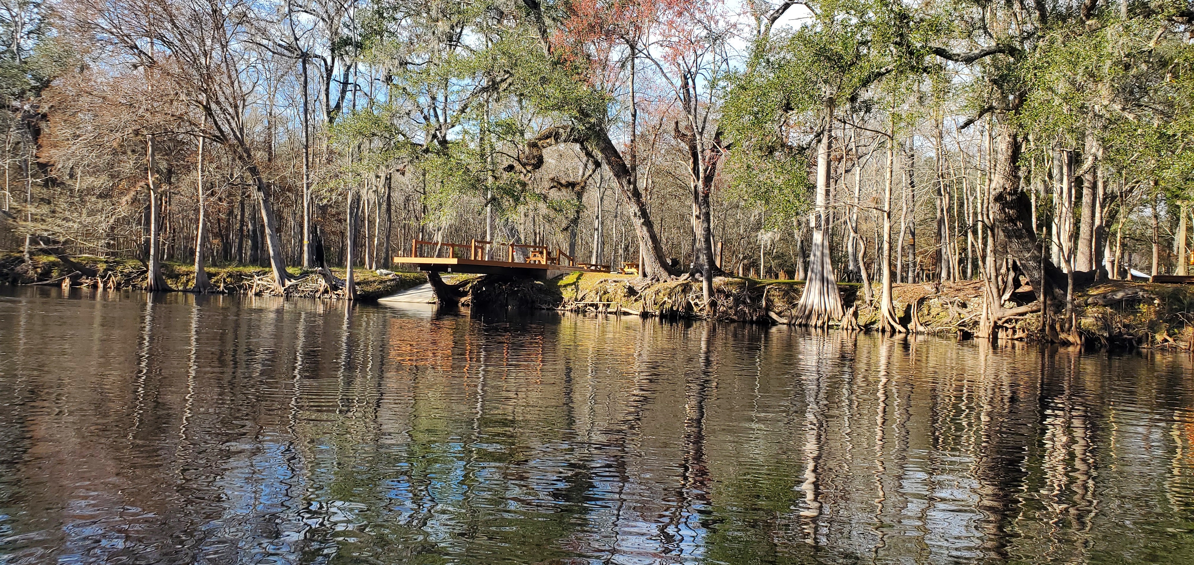 Private deck and ramp, right bank, 15:50:34, 29.8652180, -82.7374598