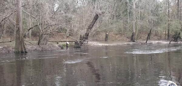 Movie: Another little landowner bridge, steps, posted sign, 30.8544009, -83.3325427 (20M)