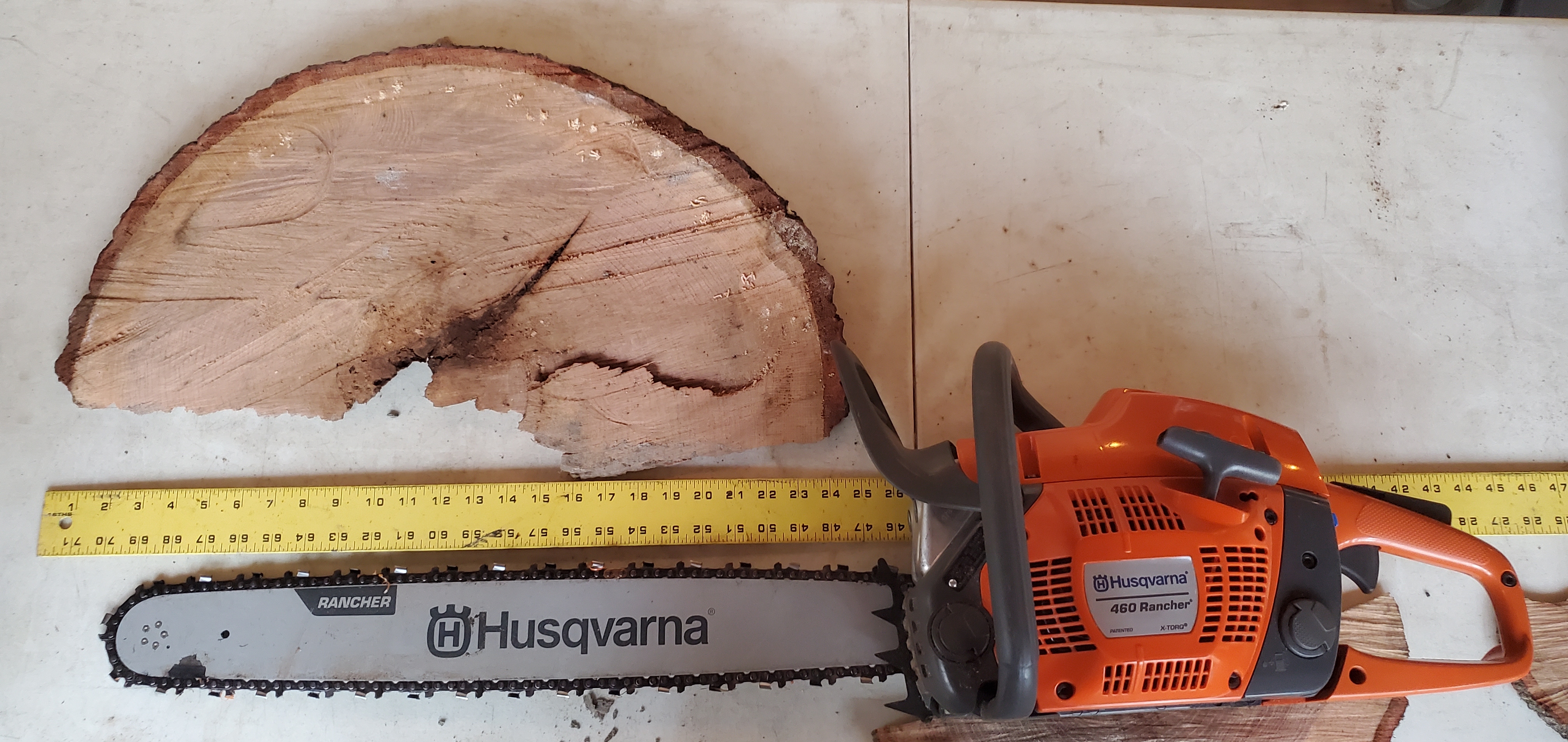 The big wedge and the Husqvarna 24