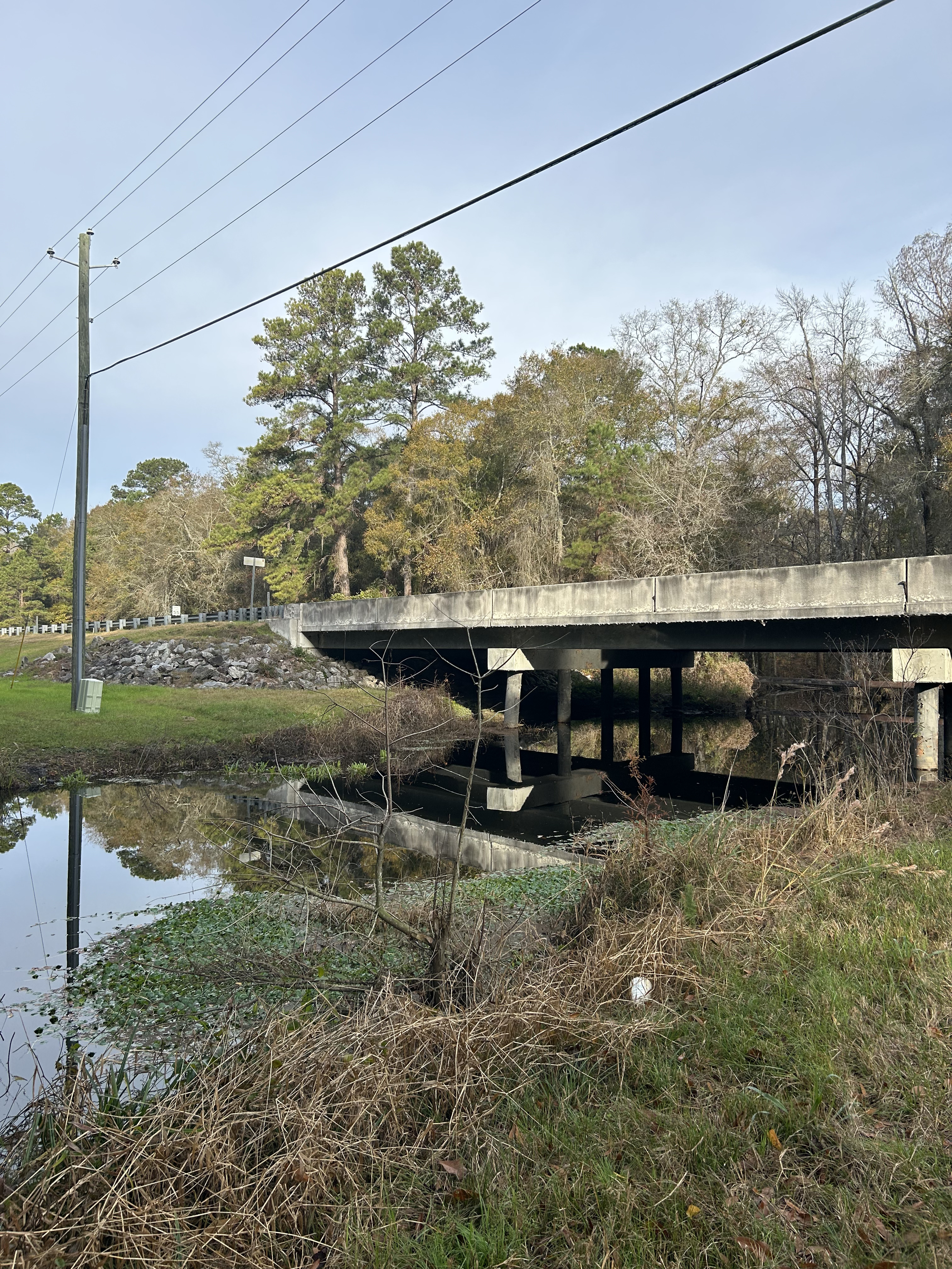 Franks Creek @ GA 122 Bridge, 2024-01-03