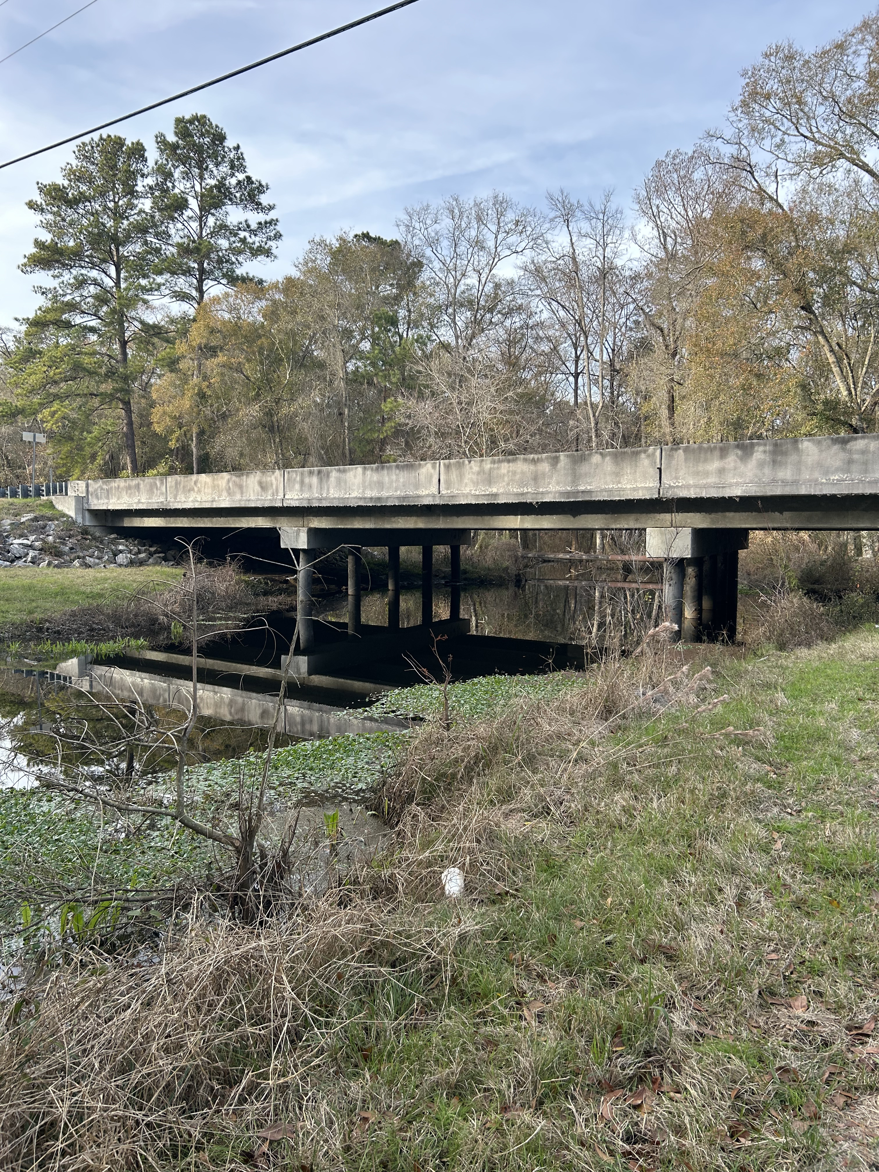 Franks Creek @ GA 122 Bridge, 2024-01-17