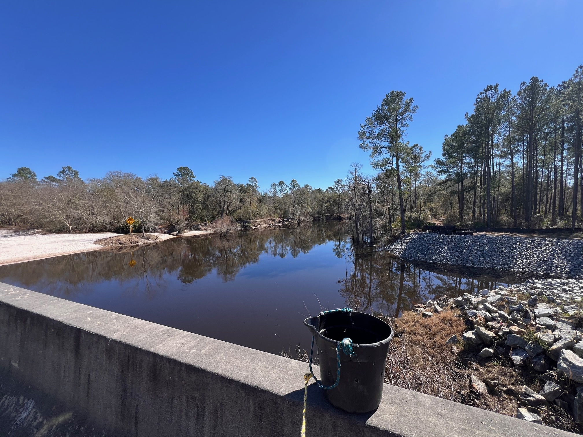 Lakeland Boat Ramp, Alapaha River @ GA 122 2024-02-14