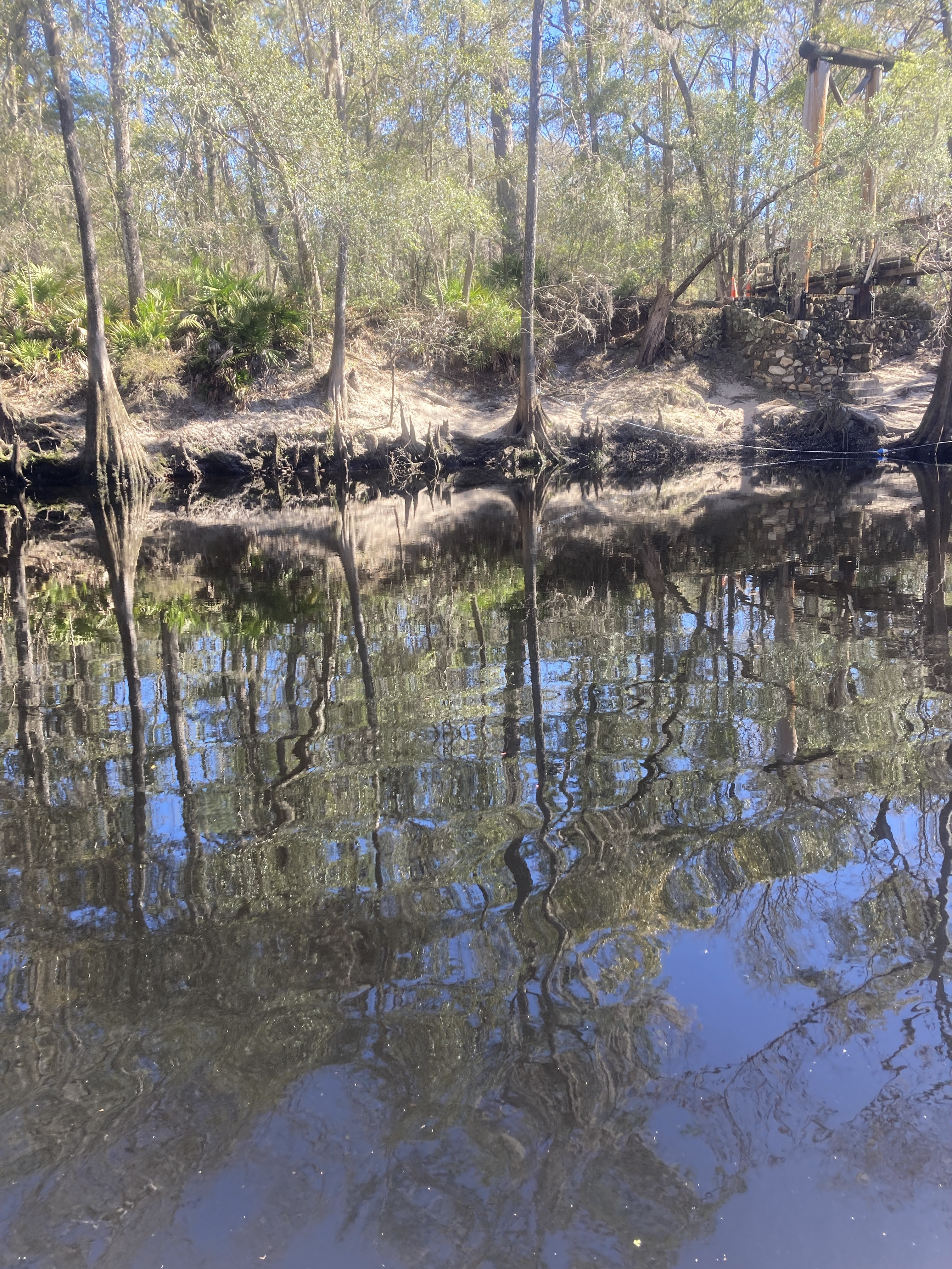 O'Leno Dock other, Santa Fe River @ O'Leno Park Road 2024-02-14