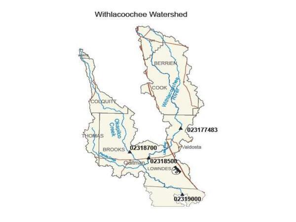 Map: Withlacoochee Watershed