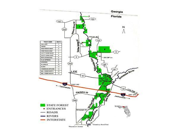 Map: Twin Rivers State Park