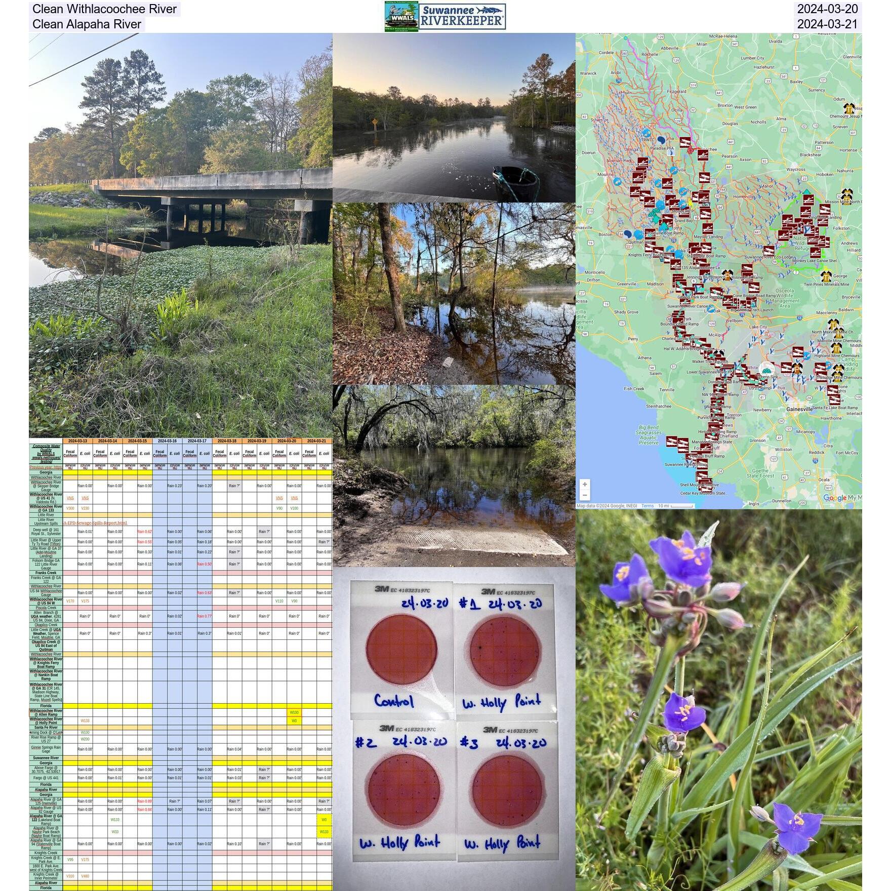 Chart, Clean Rivers, Map 2024-03-20