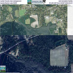 [Lanier County new campground, and recreation facility, beside Banks Lake NWR, $1,491,057 from GOSP 2024-03-21]